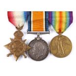 1914-18 Great War trios to Royal Marine and Royal Navy Petty Officer with Irish War of