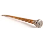 Óglaigh na hEireann, Irish Free State National Army officer's cane, the silver handle relief-