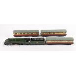 Hornby Dublo 3-rail 4-6-2/tender, BR 'Silver King', gloss green, RN 60016; together with two BR