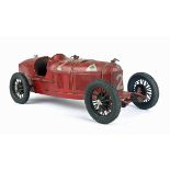 CIJ (Compagnie Industrielle du Jouet) large Alfa Romeo P2 racing car, early model with brake