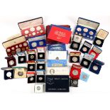 Great Britain, selection of proof coins and sets, also boxed medals. Coins include, proof £1 (7),