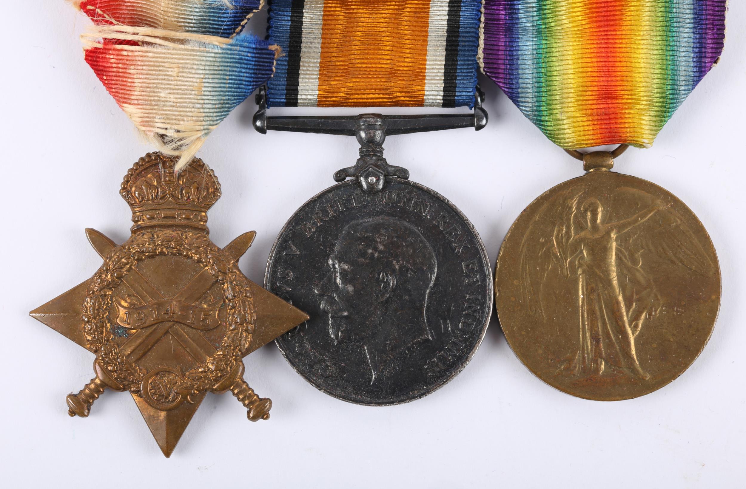 1914-18 Great War trios to Royal Marine and Royal Navy Petty Officer with Irish War of - Image 4 of 4