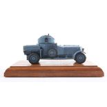 Slieve na mBan. A die cast Matchbox model of a Rolls Royce armoured car, repainted in Irish Free