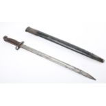 Sword bayonet for use with the .303 caliber Short, Magazine, Lee-Enfield No. I Mk. III rifle.