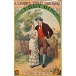 Theatre Poster. J.S. Murphy's Great Irish Drama, Kerry Gow, "O'Hara and His Nora", colour