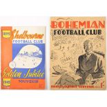 Football. League of Ireland clubs' Golden Jubilee souvenir programmes, Bohemian Football Club 1940