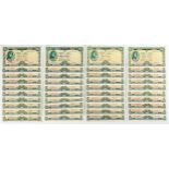 Central Bank of Ireland, 'Lady Lavery', accumulation of 40 One Pound banknotes, mostly 1960-76,
