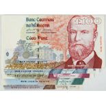 Central Bank of Ireland, Series 'C' banknotes One Hundred Pounds to Five Pounds set, VF or better (