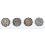 Coins. Collection of four Victorian half-crowns, 1897 (aUNC); 1898 (EF); 1900 (VF). (4)