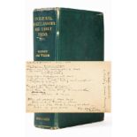 Roger Casement, volume of poetry signed and inscribed to his confessor on the eve of his