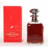 Hennessy Napoleon Cognac in square glass "Library" decanter with label, 40% abv 70cl, boxed.