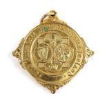 Football. Football association of Ireland Gold Cup 1952-53 winner's medal to Cork Athletic AFC,