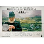 Cinema poster. The Field, 1990, Richard Harris, John Hurt, Tom Berringer, Brenda Fricker; an