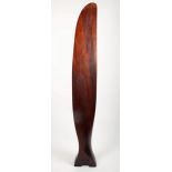 Great War 1914-18, a laminated wood propeller blade, 54" (140cm) long, half of a two-blade propeller