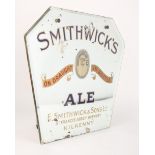 Smithwick's Ale Kilkenny advertsing mirror. Bevelled glass "Smithwick's Ale - On Draught - In Bottle