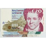 Central Bank of Ireland 'C' Series set, Twenty Pounds, 13.07.93; Ten Pounds, 18.10.93; Five