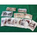 Approximately 120 postcards which are a mix of British and foreign topographical and subject cards '