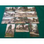 Approximately 100 postcards of Pinner in Middlesex but mainly central London. There are 14