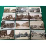 Approximately 123 standard-size Lancashire topographical postcards of various cities, towns and