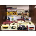 Approximately 50 die-cast model cars and car sets including Looney Tunes, Cargo Kings, Lledo,