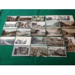 A small collection of approximately 58 Irish standard-size topographical postcards (all pictured)