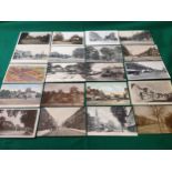 Approximately 108 north of The Thames London suburbs postcards, including Middlesex. We have