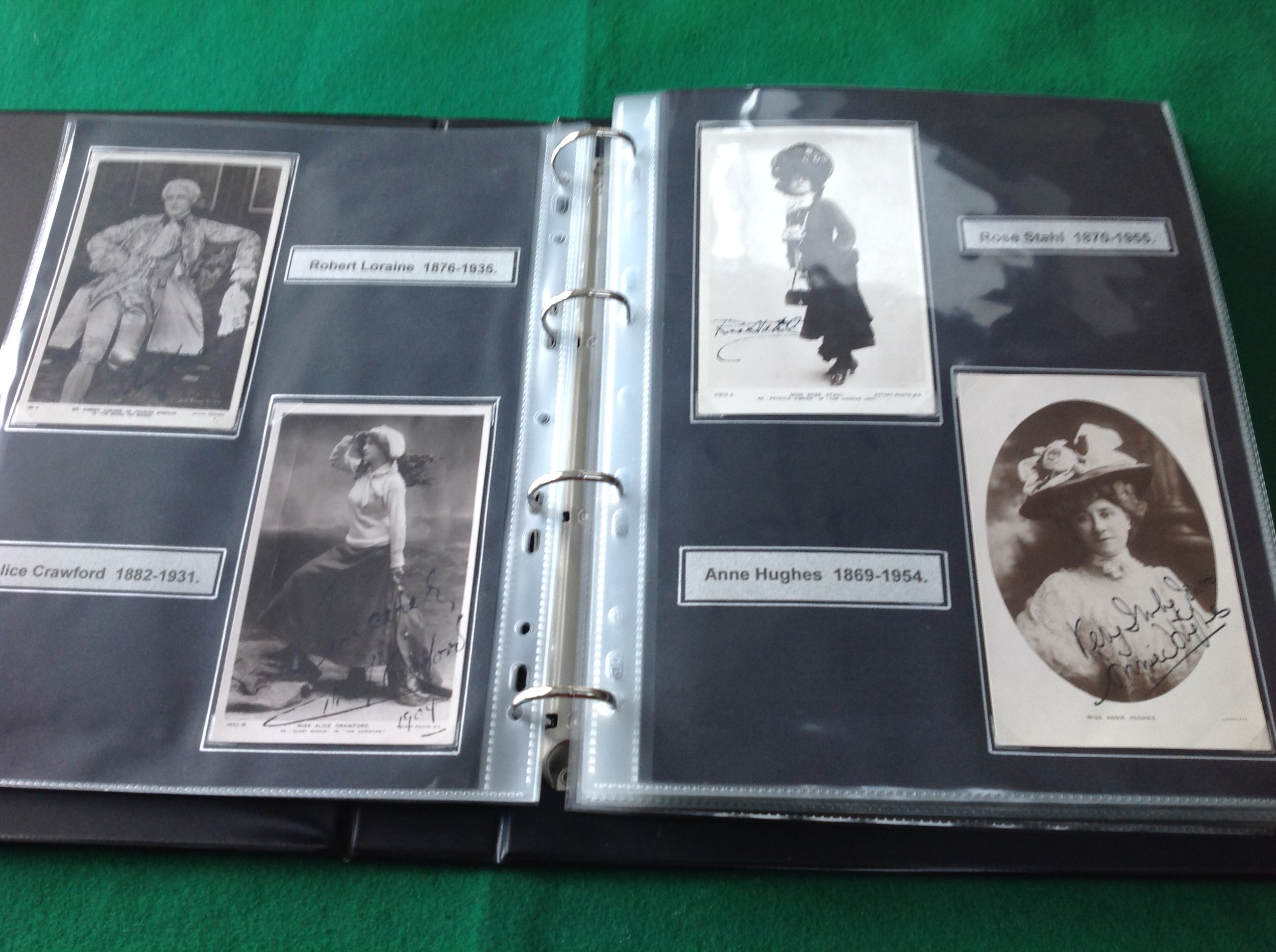 A postcard album of postcards and old theatre programmes relating to Shakespeare plays, comprising - Image 2 of 10