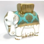 A Royal Crown Derby paperweight 'Bristol Belle Large Elephant', with printed marks to base and