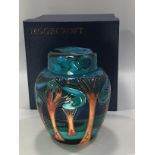 A Moorcroft pottery ginger jar and cover 'Moonlight Sonata' designed by Rachel Bishop, 2009, 16cm