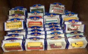Approx. 50 various Oxford Die Cast metal replica models including British Rail van, open-topped