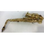 A Trevor J. James & Co brass alto saxophone, 'The Horn' Revolution with faux mother of pearl keys