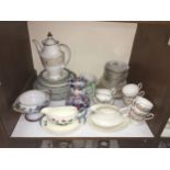 Various ceramics including a Paragon 'Country Lane' part tea service, Wedgwood 'Barlaston' part