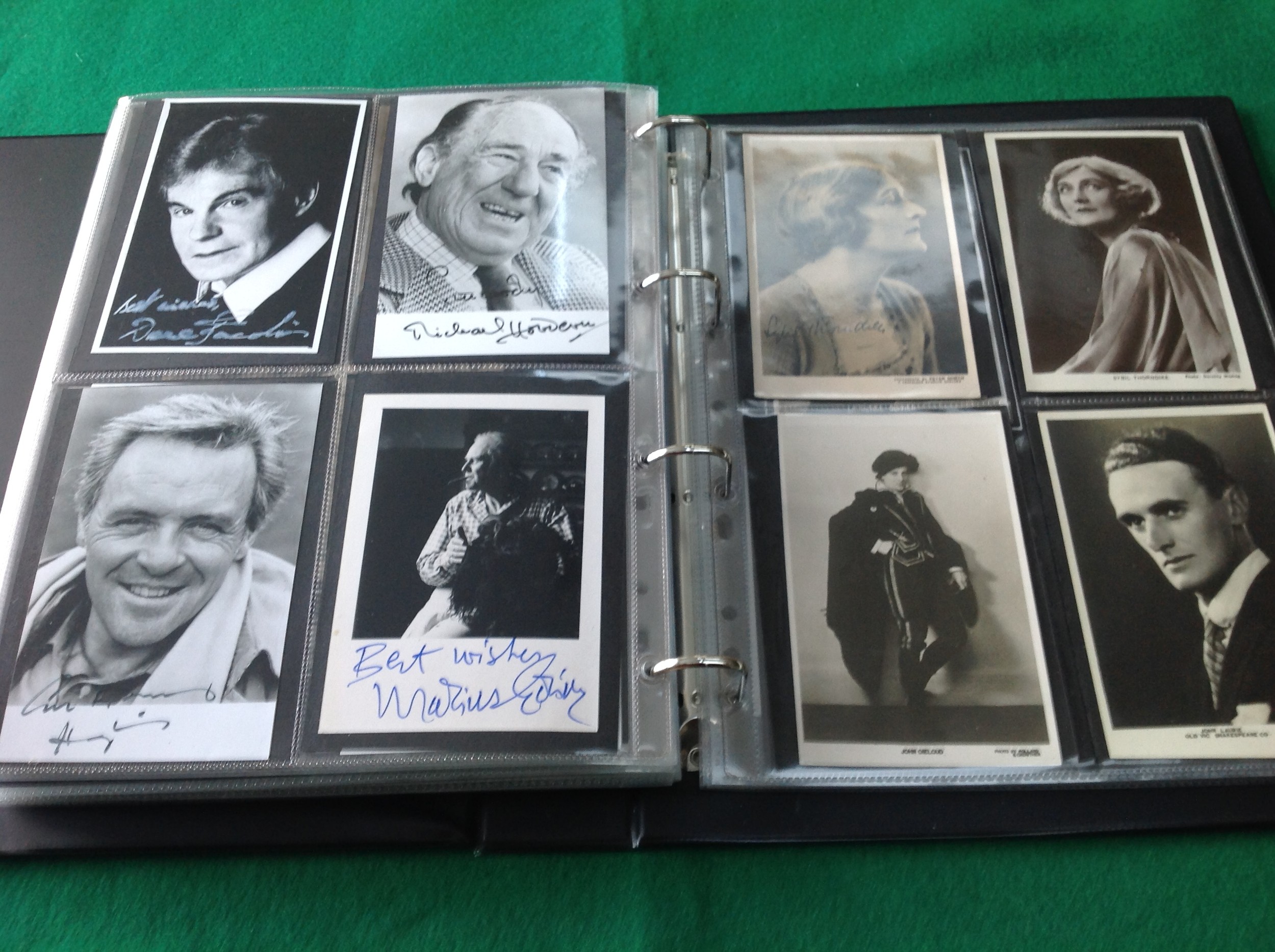 A postcard album of postcards and old theatre programmes relating to Shakespeare plays, comprising - Image 8 of 10