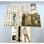 Twenty 1950s Art Advertiser and Studio News pocket sized glamour magazines, together with five