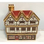A Royal Crown Derby paperweight 'Mulberry Hall Shop', Specially commissioned by Mulberry Hall, York,