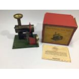 A Latimer productions L4 Model Stationary Steam Engine, 'A Plane Model', with single oscillating