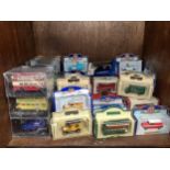 Approx. 58 various die cast model vehicles including Oxford, Days-Gone, limited edition buses in