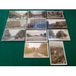 Approximately 112 London suburb standard-sized postcards of south of the River Thames, including the