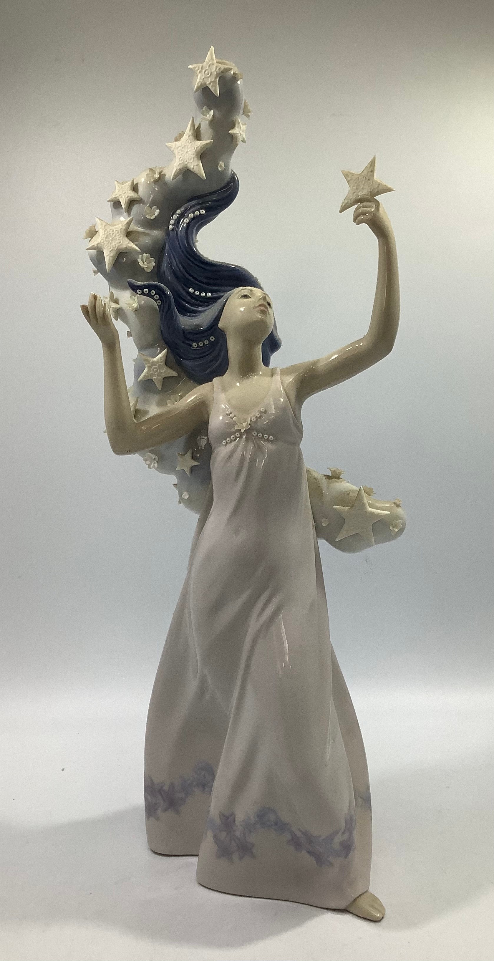 A Lladro porcelain figure 'Milky Way', number '06569', in original box with packaging, 42cm tall