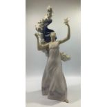 A Lladro porcelain figure 'Milky Way', number '06569', in original box with packaging, 42cm tall