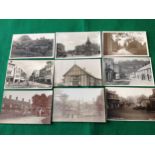 Approximately 85 postcards of Somerset, including some lovely real photographic street scenes.