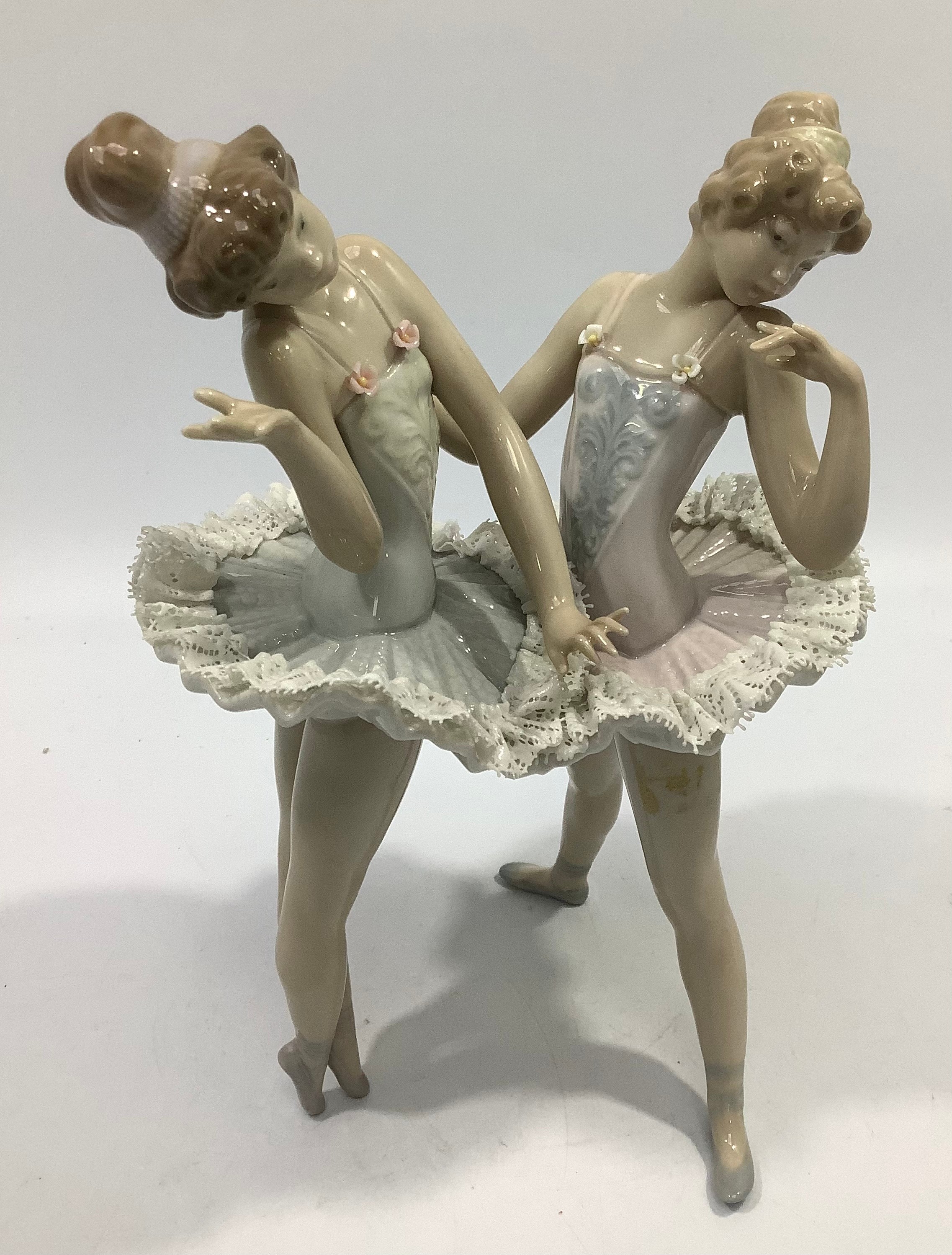 A Lladro porcelain figure 'Ballet Conversando', number '5497', in original box with packaging,