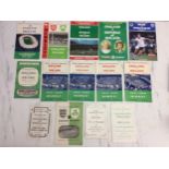 Football Interest: England v Ireland, fourteen various home programmes including 1947 (Goodison