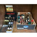 Over 70 bottles of alcohol miniatures including Johnnie Walker red and black labels, Whyte & Mackay,