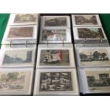 Approximately 320 London postcards ' a mix of standard-size cards, including some nice real