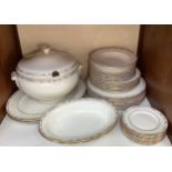 A quantity of Wedgwood 'Colchester' pattern dinner wares including a large soup tureen and cover,