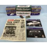 A small collection of assorted boxed die-cast vehicles comprising two Eddie Stobart lorries and four