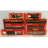 Hornby Railways boxed 00 gauge locos and carriages including BR Jinty Class 0-6-0 Tank, Caledonian