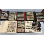 Approximately 5,500 world stamps, mostly used arranged over 3 albums, together with further albums