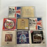 Eight United Kingdom Brilliant Uncirculated Coin Collection sets, all in original packaging,